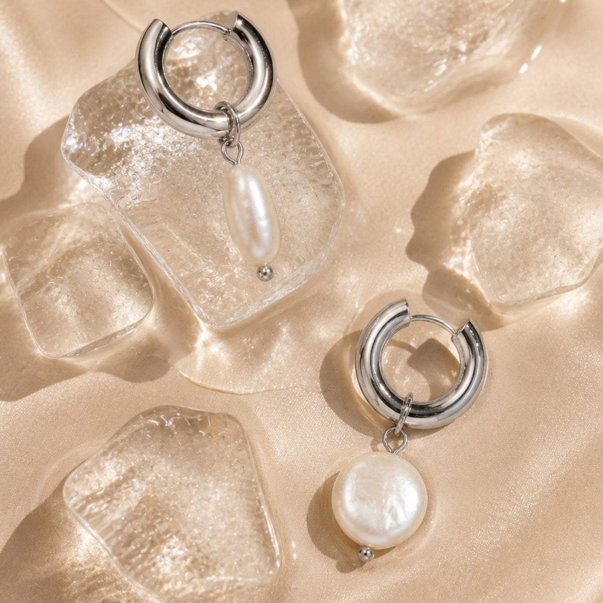 Silver Chunky Pearl
