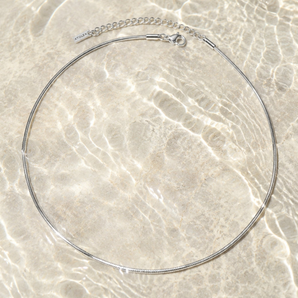 Silver Dainty Choker