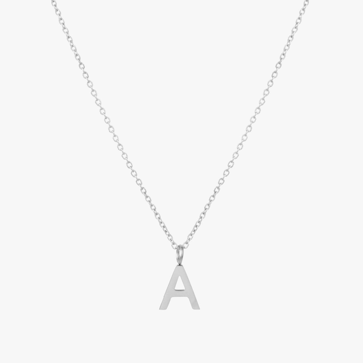 Silver Initial necklace