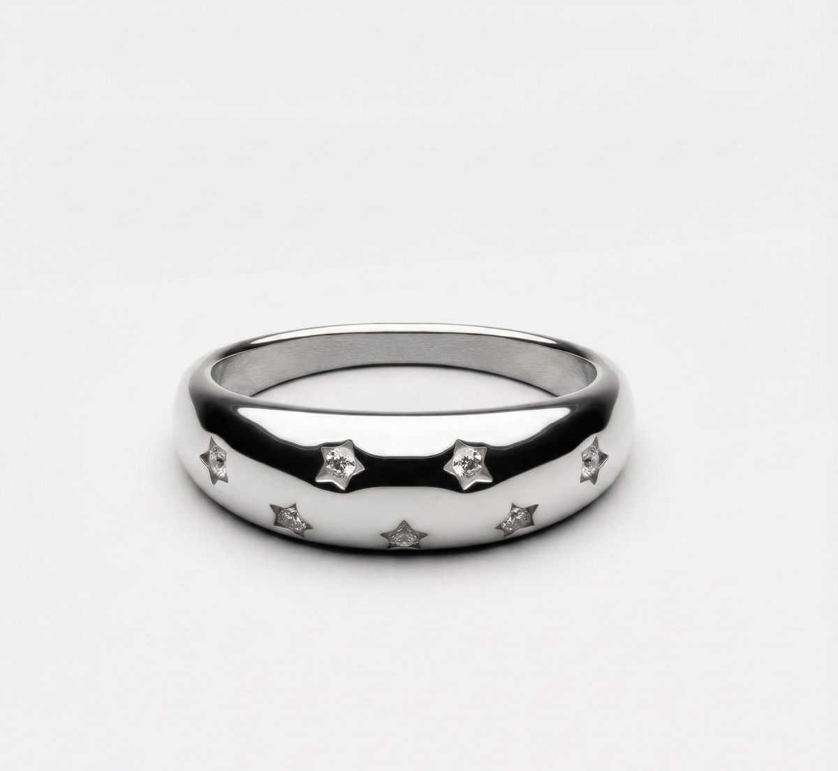 Silver Milky Ring