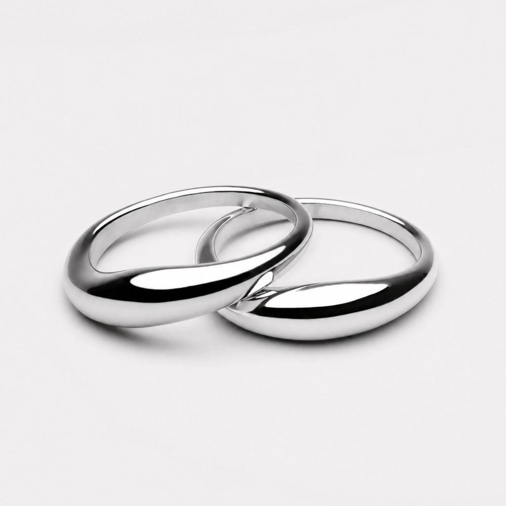 Silver Mood Twin Ring