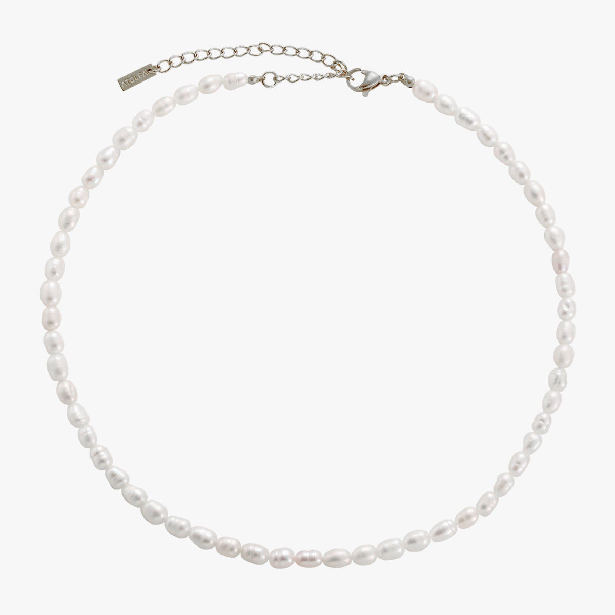 Silver Pearl Choker