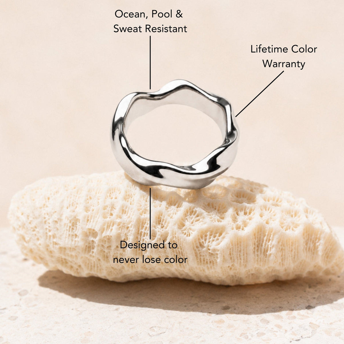 Silver Sand Ring