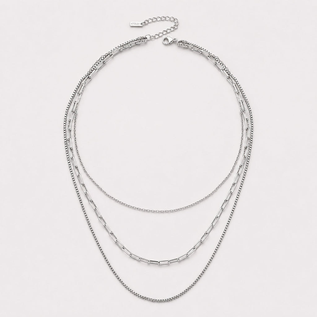 Silver Saona Necklace