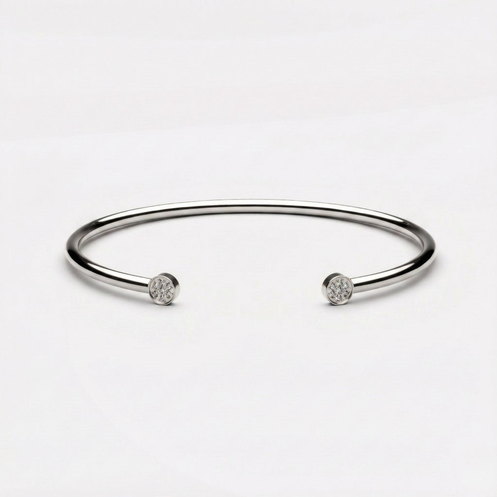 Silver Solar Cuff