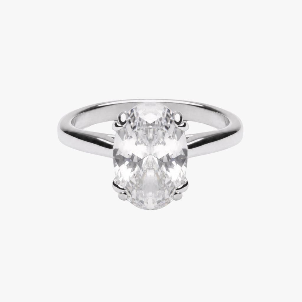 Silver Solitaire RIng