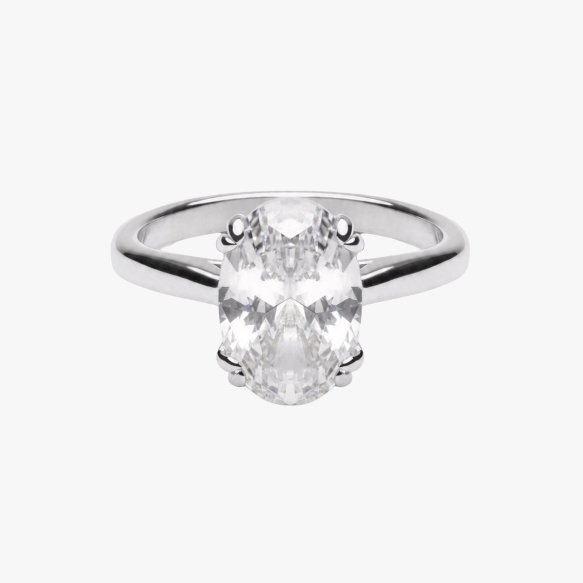 Silver Solitaire RIng
