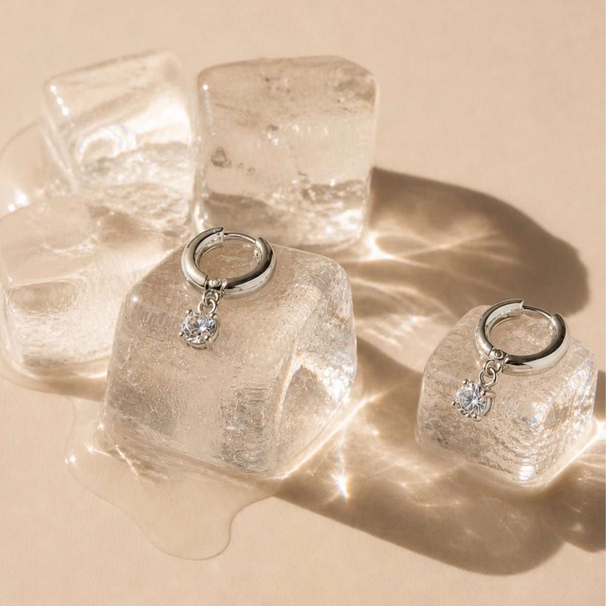 Silver Sparkle Earrings