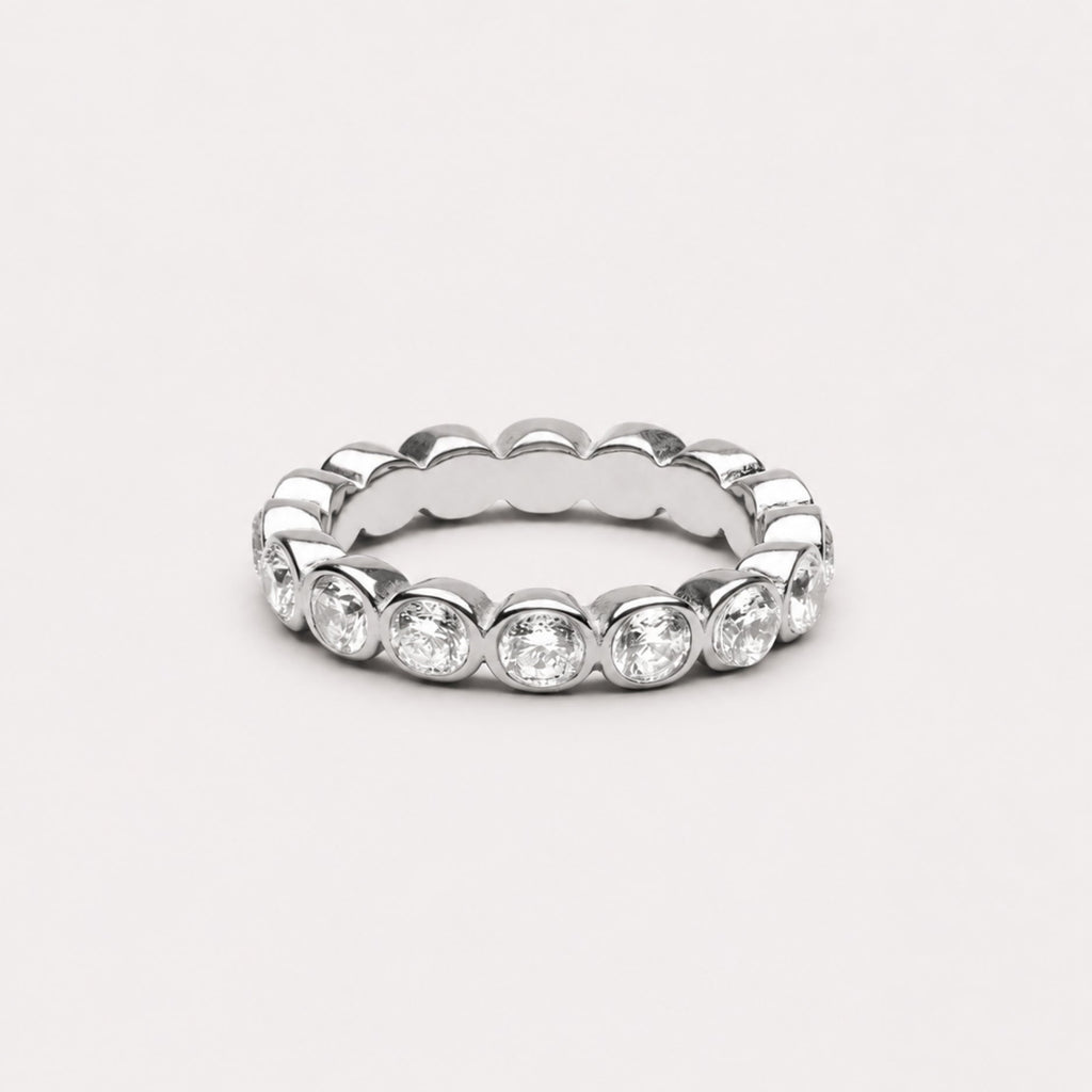 Silver Sparkly Rings