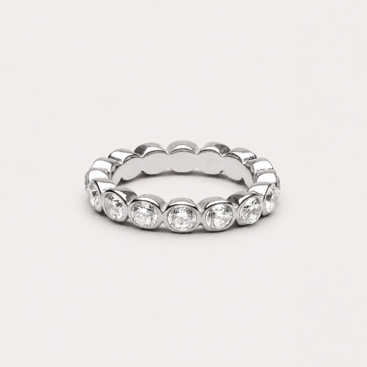 Silver Sparkly Rings