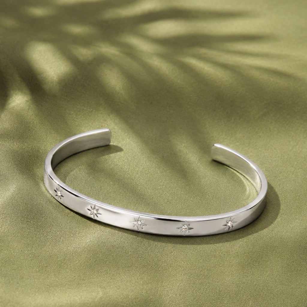 Silver Starlight Bangle