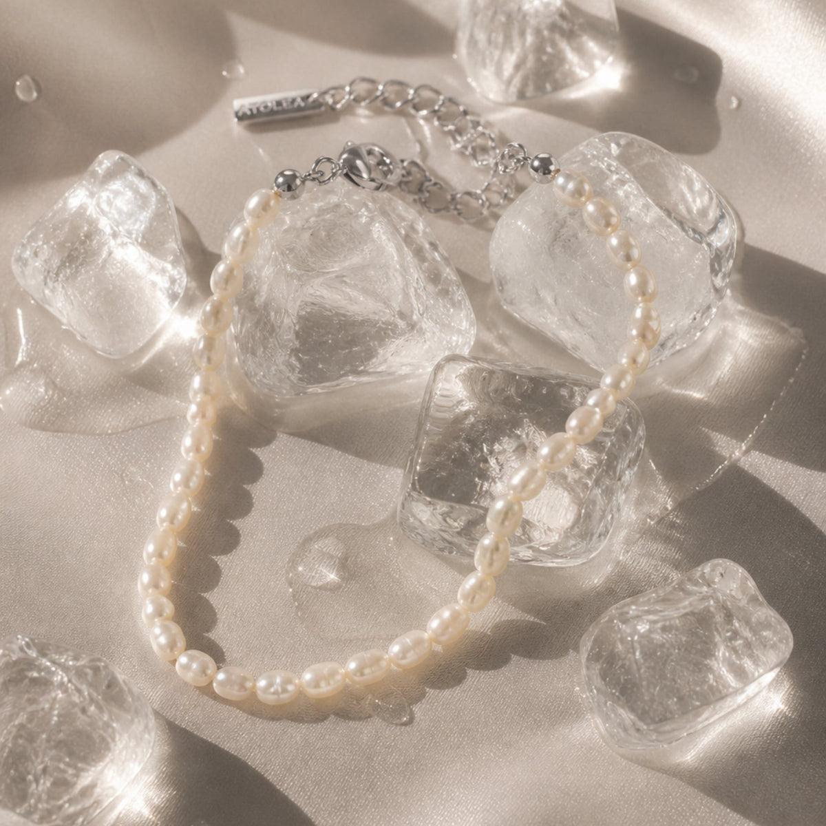 Silver String Bracelet