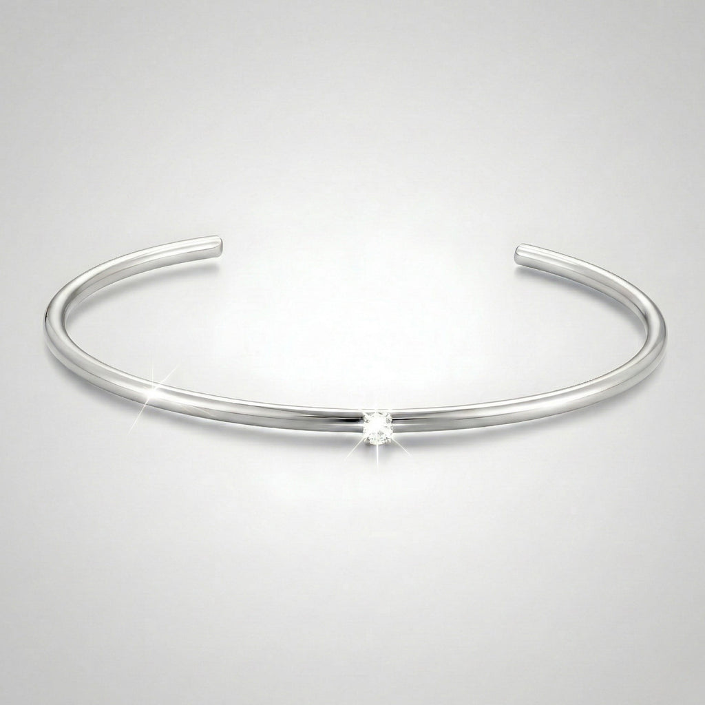Silver Thin Cuff