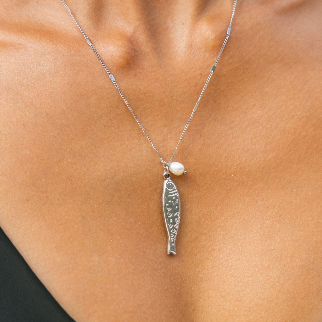 Silver Tinyfish Necklace