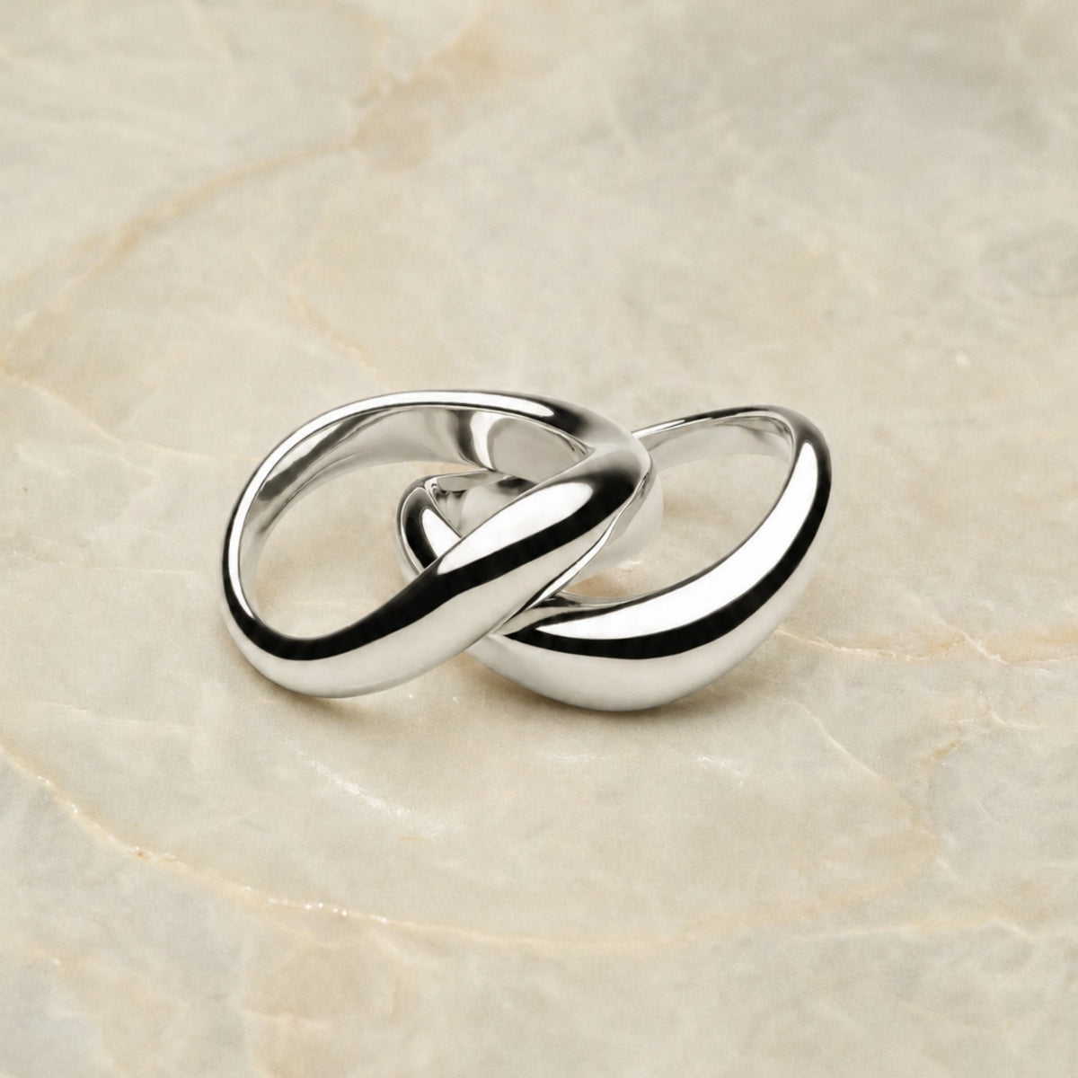 Silver Trouble Ring