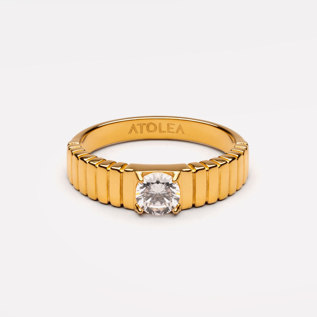Single Zircon Ring