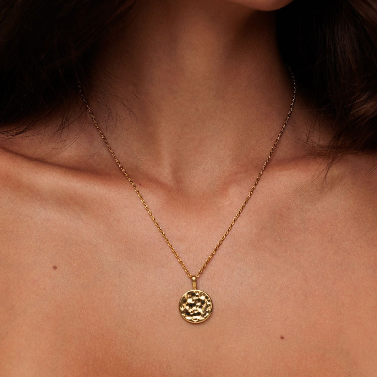 Sorella Necklace Close Up On Model