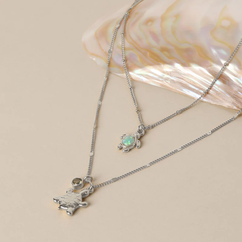 Silver Turtle Pendant
