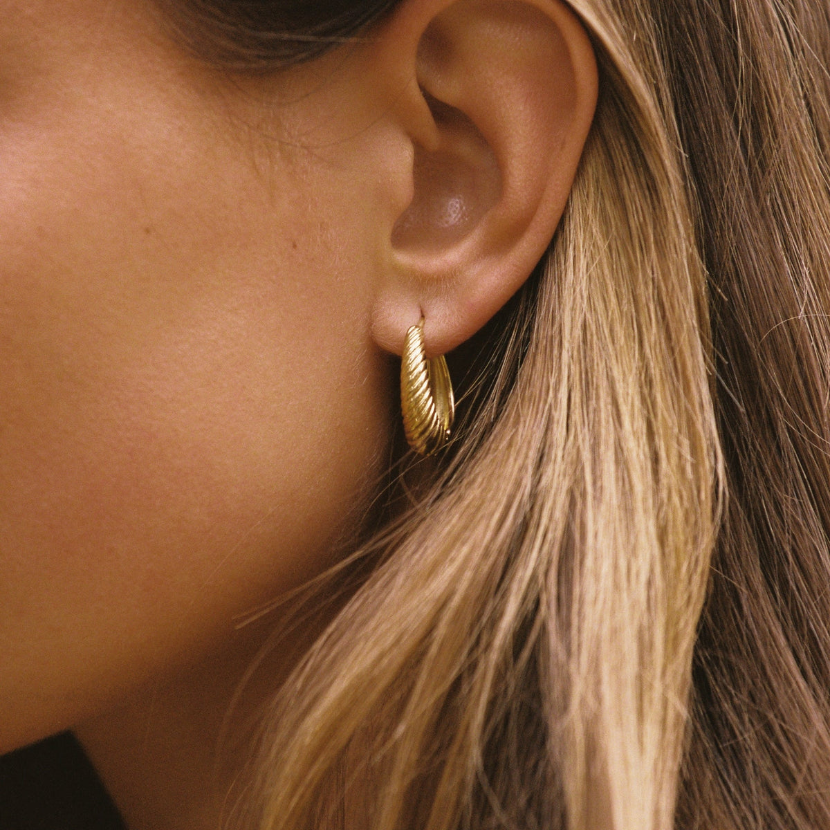 Twisted Hoop Earrings