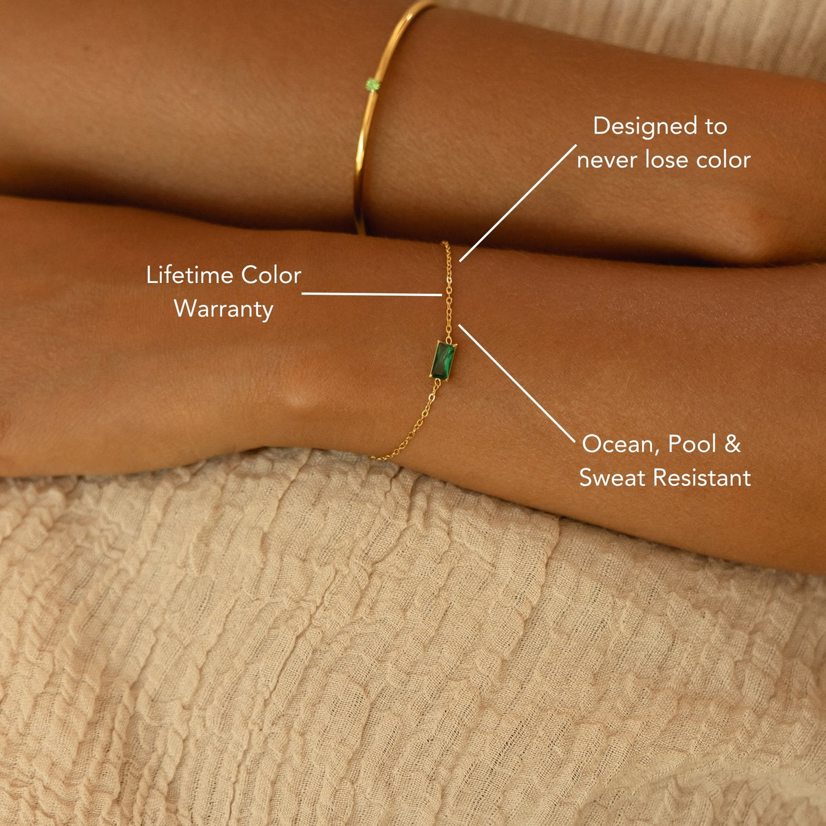 Waterproof Green Stone