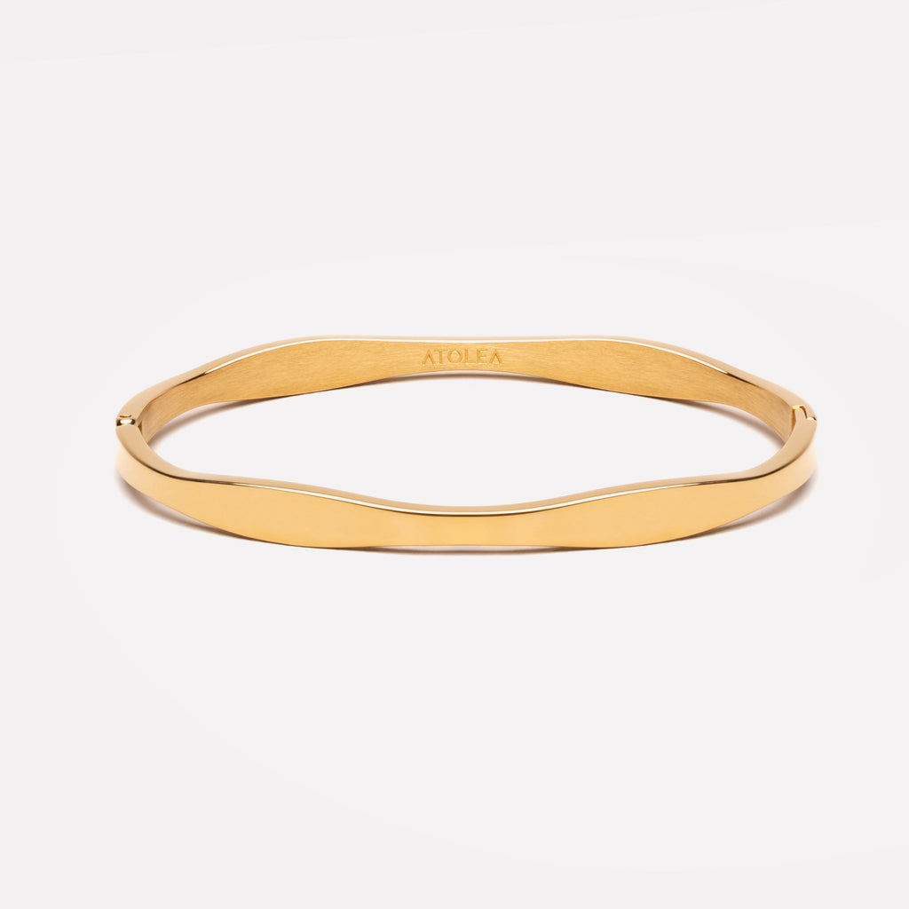 Wave Bangle Bracelet