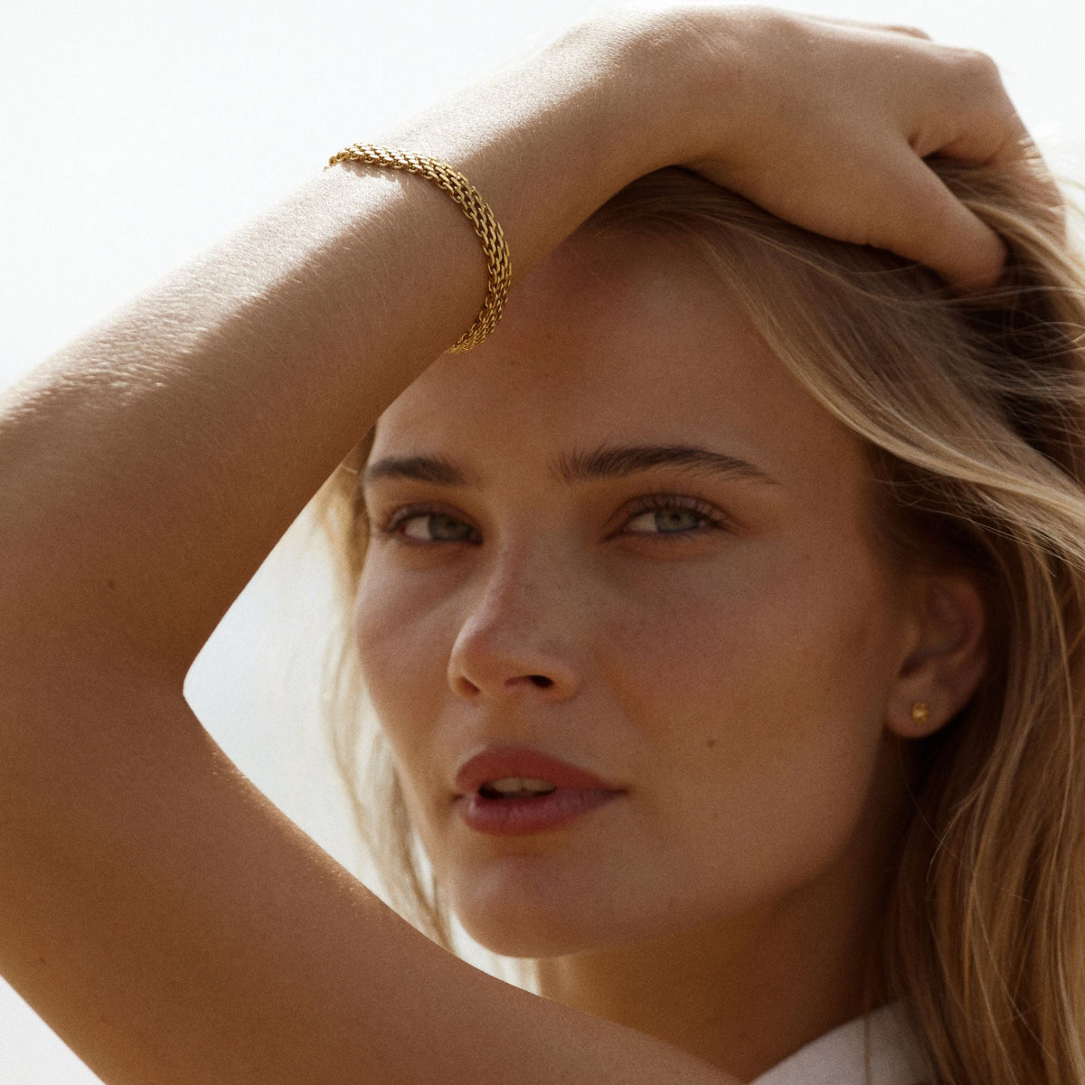 Woven Gold Bracelet